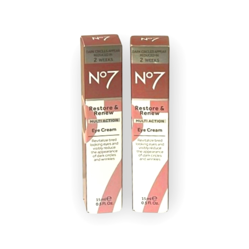 No 7 Restore & Renew Eye Cream (2pc)